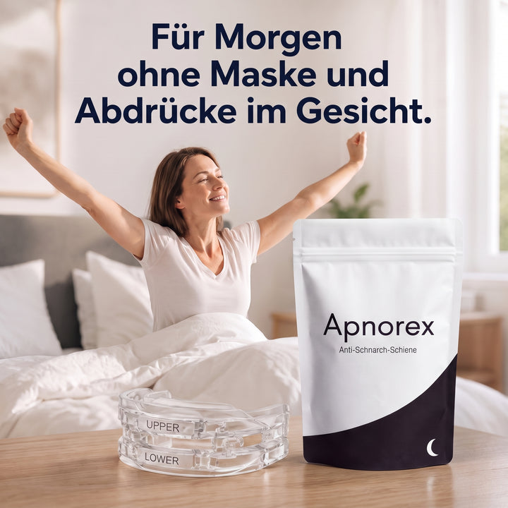 Für Morgen ohne Maske und Abdrücke im Gesicht – Apnorex Pro
